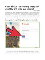 Cách để Gửi Tệp có Dung lượng lớn đến Máy tính khác qua Internet