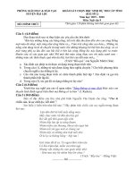 Đề khảo sát HS giỏi 9_Ngữ văn 9_19-20 - Website Trường THCS Phan Bội Châu - Đại Lộc - Quảng Nam