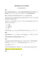 Chuỗi bài toán về Tổ hợp - Lê Phúc Lữ