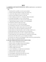 [Học tập trực tuyến dành cho HS] Đáp án Anh Văn 8, 9