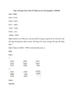 bài 143: Phép trừ các số trong phạm vi 100 000
