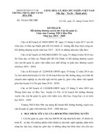 Kế hoạch Bồi dưỡng thường xuyên năm học 2019-2020 của trường THCS Hòa Phú