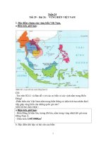 Địa 8:Tuần 24Tiết 29 -  Bài 24:    VÙNG BIỂN VIỆT NAM