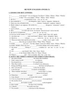 Dạy phụ đạo học sinh yếu môn Anh văn khối 6