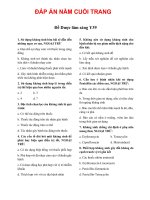 90 CÂU TRẮC NGHIỆM THI DƯỢC LÂM SÀNG _ NGÀNH Y (có đáp án FULL)