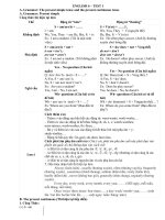 test 1 el 6  trường thcs mỹ hòa