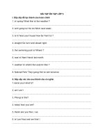 bài tập môn tiếng anh ôn tập ở nhà cho hs lớp 1 2 3 4 5 nghỉ học phòng chống dịch bệnh covid19  tiểu học huỳnh văn ngỡi