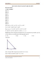 Đề cương ôn tập giữa Học kì 1 môn Toán lớp 9