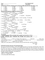 kiem tra  1 tiet anh 8 lan 4 - Website Trường THCS Phan Bội Châu - Đại Lộc - Quảng Nam