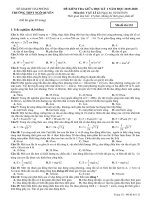 Đề thi kiểm tra giữa kỳ học kì 1 môn Vật lí lớp 12 trường THPT Ngô Quyền, Sở GD&ĐT Hải Phòng 2019-2020 - Học Toàn Tập