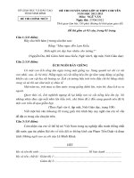 Đề thi chuyên Ngữ văn Ninh Bình 2012-2013 - Học Toàn Tập