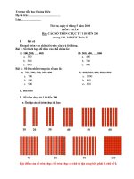 Phiếu luyện tập môn Tiếng Việt lớp 2 (6.5.2020), Phiếu luyện tập môn Toán lớp 2 (6.5.2020).
