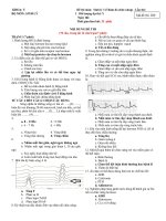 200 CÂU TRẮC TRẮC NGHIỆM THĂM DÒ CHỨC NĂNG _ NGÀNH Y (có đáp án)