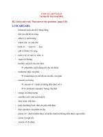 Anh 7: UNIT 12: LET’S EATSection B: Our food (B2)B2. Listen and read. Then answer the questions. (page 120)