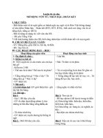 Luyện từ và câu 4: MRVT Nhân hậu – Đoàn kết