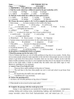 De kt 1 tiet so 4-anh 7 - Website Trường THCS Phan Bội Châu - Đại Lộc - Quảng Nam