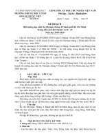 Điều chỉnh kế hoạch ôn tập học sinh thi Olympic khối 6,7,8 trong bối cảnh dịch bệnh Covid_19