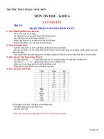 nội dung ôn tập khối 6 tuần 1 2 tháng 022020  thcs phan công hớn