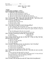 Download Đề và đáp án kiểm tra 1 tiết ngữ văn 8