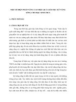 skkn MỘT SỐ BIỆN PHÁP NÂNG CAO HIỆU QUẢ GIÁO DỤC KỸ NĂNG SỐNG CHO HỌC SINH THCS