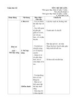 Giáo án tuần 2. Chủ đề: Bé và các bạn. Nhánh 2: Lớp học của bé