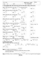 Kiểm tra Đại số 8 (Bài số 2) - Website Trường THCS Phan Bội Châu - Đại Lộc - Quảng Nam