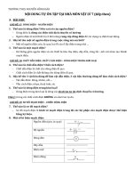 Nội dung ôn tập khối 6, 7 môn Vật lý lần 2