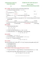 Đề thi Đề kiểm tra chất lượng giữa học kỳ 1 lớp 8 môn toán Phòng GDDT Thành Phố Thái Bình - Đề số 2 - Học Toàn Tập