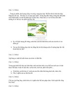 THAM KHẢO MỘT SỐ ĐỀ ÔN THI HK2 - NĂM HỌC 2017- 2018 (MÔN SINH KHỐI 7)