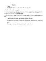 Bài học thứ hai và thứ ba, ngày 05, 06 tháng 4 năm 2020 - Khối lớp 4