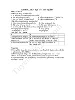 Đề thi giữa kì 1 môn Địa lớp 7 - THCS Nguyễn Du 2018