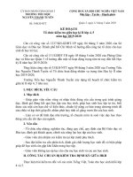 Kế hoạch kiểm tra định kỳ Giữa học kỳ II  Năm học 2019-2020