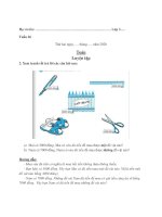 Bài tập tuần 24,25, 26 - Khối 3