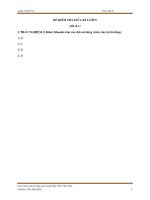 Đề ôn tập giữa Học kì 1 môn Toán lớp 6