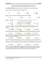 Bộ đề cương ôn tập giữa Học kì 2 môn Toán lớp 5