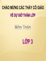 Toán 3 - Tuần 24 - Chia số có bốn chữ số (tiếp tiếp)