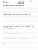 đề kiểm tra 1 tiết lớp 7 - Website Trường THCS Phan Bội Châu - Đại Lộc - Quảng Nam