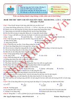 3B.ĐỀ THI THỬ THPT CHUYÊN NGUYỄN TRÃI – HẢI DƯƠNG - LẦN 1 - NĂM 2020 (GIẢI CHI TIẾT) File