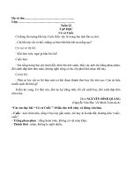 Tài liệu ôn tập khối 2 - Tập đọc tuần 22, 23