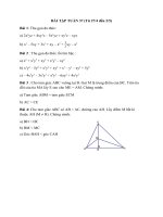 Tài liệu tự học môn Toán khối 7 tuần 37