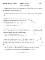 Download 2 đề kiểm tra 45 phút vật lý khối 10 nâng cao