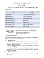 Dạy học dự án: “ỨNG DỤNG CÔNG NGHỆ THÔNG TIN HỖ TRỢ GIANHÀNG TỪ THIỆN”