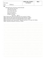 Đề kiểm tra 15 phút phần văn bản 9_HKII_10-20 - Website Trường THCS Phan Bội Châu - Đại Lộc - Quảng Nam