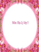 Lop 5 - Địa Lý - Bài 24 - Châu phi  ( Tiếp )