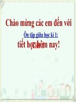 Lớp 3 - Tuần 9 - Tiếng việt - Ôn tập giữa kì 1 tiết 6