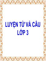 LTVC 3- Tuần 10: So sánh. Dấu chấm