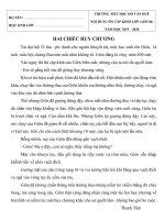 Nội dung ôn tập trực tuyến môn Tiếng Việt Khối Lớp 4 - Đề số 06