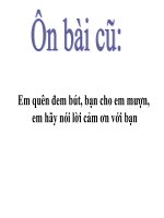 Tập làm văn - Tuần 5 - Bài: Trả lời câu hỏi. Đặt tên cho bài. Luyện tập về mục lục sách.