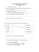 NỘI DUNG ÔN TẬP TRỰC TUYẾN MÔN TIẾNG VIỆT - KHỐI LỚP 2 (ĐỀ SỐ 07)