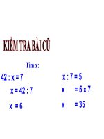 Toán 3 - Tuần 9 - Tiết 1